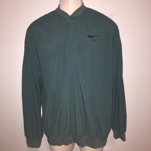SOLD! VTG 90’s NIKE Golf XXL Green Pullover Jacket - Picture 7 of 7